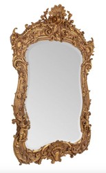 Casa Padrino Luxus Barock Spiegel Gold Antik Stil Wandpsiegel Engel Luxury Baroque Mirror Antique Gold Angel Furniture Interior Möbel Luxury Einrichtung