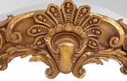 Casa Padrino Luxus Barock Spiegel Gold Antik Stil Wandpsiegel Engel Luxury Baroque Mirror Antique Gold Angel Furniture Interior Möbel Luxury Einrichtung