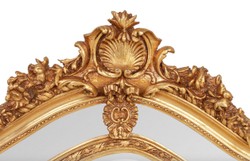 Specchio barocco ornato Casa Padrino oro 125 x 190 cm - stile antico - versione pesante