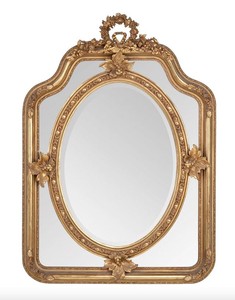 Casa Padrino espejo barroco oro 90 x H 120 cm - espejo de pared muebles de salón de estilo antiguo