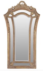 Casa Padrino specchio da parete barocco marrone / oro 115 x H. 207 cm - specchio in stile barocco mobili in stile antico