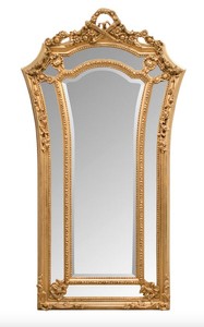 Casa Padrino Luxus Barock Spiegel Gold Antik Stil Wandpsiegel Engel Luxury Baroque Mirror Antique Gold Angel Furniture Interior Möbel Luxury Einrichtung