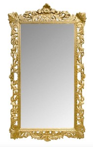 Specchio da parete barocco Casa Padrino oro 115 x H. 202 cm - specchio in stile barocco mobili in stile antico