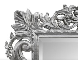 Specchio da parete barocco Casa Padrino argento 115 x H. 202 cm - specchio in stile barocco mobili in stile antico