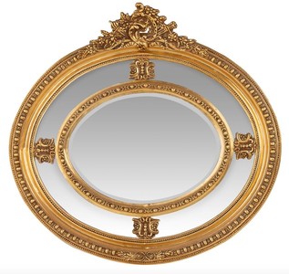 Casa Padrino Barock Spiegel Wandspiegel Baroque Wall Mirror Gold Golden Frame Antik Antique Baroque Furniture Interior Möbel Einrichting