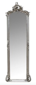 Casa Padrino espejo de pared barroco plata 54 x H. 172 cm - espejo de salón muebles de estilo antiguo
