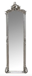 Miroir mural baroque Casa Padrino argent 54 x H.172 cm - Miroir de salon meuble style ancien