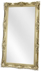 Casa Padrino specchio barocco argento 118,5 x A. 208,5 cm - Specchio guardaroba - Specchio soggiorno - Specchio da parete magnifico in stile barocco