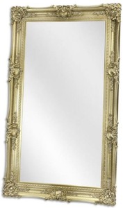 Casa Padrino miroir baroque argent 122 x H. 212 cm - Miroir d'armoire - Miroir de salon - Mobilier Baroque