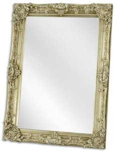 Casa Padrino miroir baroque argent 79 x H. 109 cm  - Miroir d'armoire - Miroir de salon - Mobilier Baroque