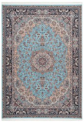 Casa Padrino alfombra de fibra sintética de lujo con franjas multicolor - Diferentes Tamaños - Alfombra de salón rectangular en estilo oriental
