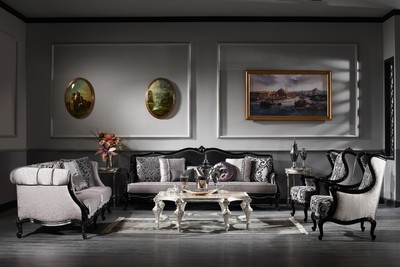 Casa Padrino Conjunto de Sala de Estar Barroco de Lujo - 2 Sofás y 2 Sillones y 1 Mesa de Centro - Muebles de Sala de Estilo Barroco - Noble y Adornado - Calidad de Lujo - Hecho en Italia Casa Padrino Conjunto de Sala de Estar Barroco de Lujo - 2 Sofás y 2 Sillones y 1 Mesa de Centro - Muebles de Sala de Estilo Barroco - Noble y Adornado - Calidad de Lujo - Hecho en Italia
