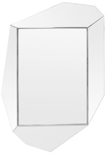 Casa Padrino miroir mural de luxe argent 80 x H. 120 cm - Miroir design moderne - Accessoires de décoration de luxe