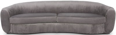 Casa Padrino luxury velvet couch gray 250 x 101 x H. 74 cm - Elegant living room sofa - Luxury Furniture