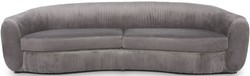 Casa Padrino luxury velvet couch gray 250 x 101 x H. 74 cm - Elegant living room sofa - Luxury Furniture