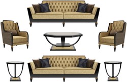 Casa Padrino ensemble de salon baroque de luxe or / noir - 2 Canapés & 2 Fauteuils & 1 Table Basse & 2 Tables d'Appoint - Meubles de salon de style baroque - Meubles Baroques Nobles Casa Padrino ensemble de salon baroque de luxe or / noir - 2 Canapés & 2 Fauteuils & 1 Table Basse & 2 Tables d'Appoint - Meubles de salon de style baroque - Meubles Baroques Nobles