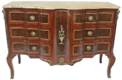 Barock Kommode, Kommode mit Marmoplatte, Antik Stil Kommode, Baroque Chest of Drawers, Chest of Drawers with Marble Top, Antique Style Chest of Drawers