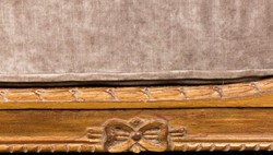 Casa Padrino canapé baroque de luxe avec coussins marron / taupe 187 x 89 x H. 103 cm - Canapé fait main de style antique - Meubles de salon