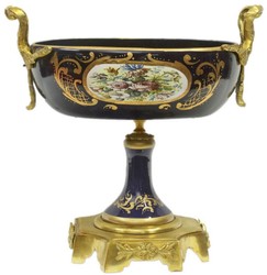 Barock Keramik Vasen Set, Barock Vasen mit Schale, Barockstil Deko Vasen Set, Baroque Ceramic Vase Set, Baroque Vase with Bowl, Baroque Style Decorative Vase Set