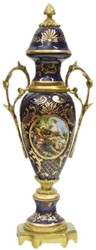 Barock Keramik Vasen Set, Barock Vasen mit Schale, Barockstil Deko Vasen Set, Baroque Ceramic Vase Set, Baroque Vase with Bowl, Baroque Style Decorative Vase Set