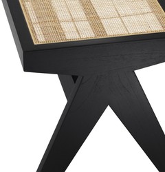 Luxus Sitzbank, Massivholz Sitzbank, Sitzbank Schwarz Naturfarben, Luxury Bench, Solid Wood Bench, Bench Black Natural