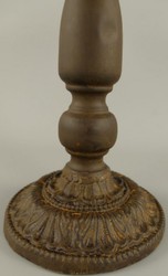 Casa Padrino bain d'oiseaux Art Nouveau avec 2 oiseaux décoratifs brun antique 27 x 27 x H. 28 cm - Petit bain d'oiseaux en métal - Décoration de Jardin
