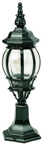 Casa Padrino lampada da giardino Art Nouveau 16 x 16 x A. 58 cm - Vari Colori - Lampada da terra per esterni - Lanterna da giardino - Illuminazione del Vialetto dei Percorsi dei Terrazzi del Giardino