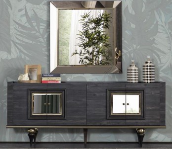 Luxus Art Deco Sideboard, Art Deco Schrank, Art Deco Wohnzimmerschrank, Luxury Art Deco Sideboard, Art Deco Cabinet, Art Deco Living Room Cabinet