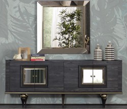 Luxus Art Deco Sideboard, Art Deco Schrank, Art Deco Wohnzimmerschrank, Luxury Art Deco Sideboard, Art Deco Cabinet, Art Deco Living Room Cabinet