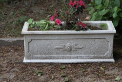 Casa Padrino Baroque Flower Pot Antique Cream - White 31 x 81 x H 30 cm - Square Flower Pot in Baroque Style - Flower Pot - Planter Art Nouveau Casa Padrino Baroque Flower Pot Antique Cream - White 31 x 81 x H 30 cm - Square Flower Pot in Baroque Style - Flower Pot - Planter Art Nouveau