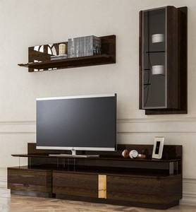 Luxus TV Schrank Set Braun, Luxus Fernsehschrank Set, Luxus Wohnzimmerschrank Set, Luxury TV Cabinet Set Brown, Luxury Cabinet Set, Luxury Living Room Cabinet Set