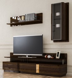 Luxus TV Schrank Set Braun, Luxus Fernsehschrank Set, Luxus Wohnzimmerschrank Set, Luxury TV Cabinet Set Brown, Luxury Cabinet Set, Luxury Living Room Cabinet Set