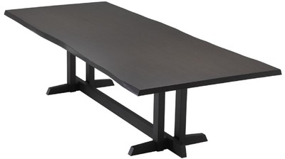 Casa Padrino Luxus Mahagoni Esstisch Mokkafarben 290,5 x 128 x H. 77 cm - Massivholz Küchentisch - Rechteckiger Esszimmertisch - Luxus Esszimmer Möbel