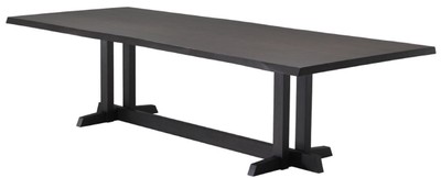 Casa Padrino Luxus Mahagoni Esstisch Mokkafarben 290,5 x 128 x H. 77 cm - Massivholz Küchentisch - Rechteckiger Esszimmertisch - Luxus Esszimmer Möbel
