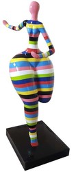 Deko Skulptur Tanzende Frau, Designer Skulptur Tanzende Frau, Luxus Dekofigur Tanzende Frau, Decorative Sculpture Dancing Woman, Designer Sculpture Dancing Woman, Luxury Decorative Figure Dancing Woman