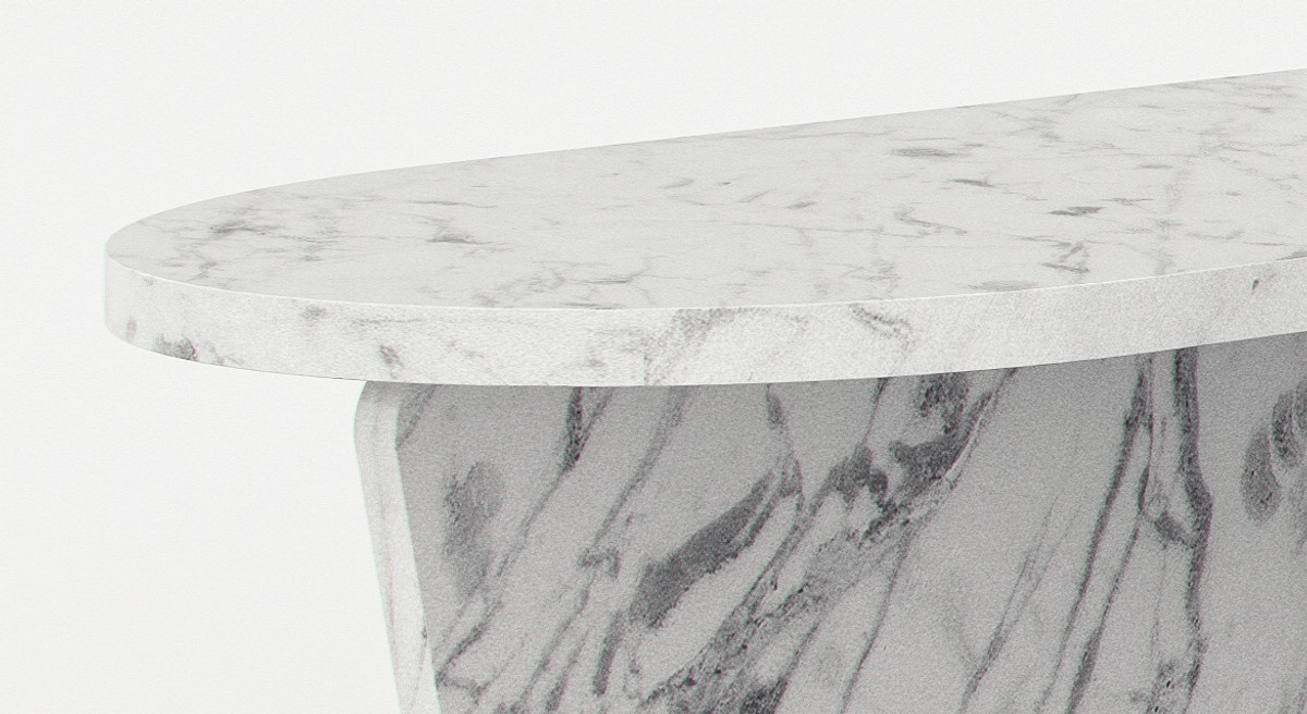 Casa Padrino luxury marble coffee table white 140 x 70 x H. 35 cm - Rectangular living room table made of high quality Spanish Carrara marble - Luxury Furniture Casa Padrino luxury marble coffee table white 140 x 70 x H. 35 cm - Rectangular living room table made of high quality Spanish Carrara marble - Luxury Furniture