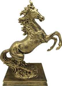 Casa Padrino Wildes Pferd Gold Polyresin Figur Skulptur Golden Wild Horse Sculpture Figure Decoration Deco Interior Barock Baroque Luxury Luxus Casa Padrino Wildes Pferd Gold Polyresin Figur Skulptur Golden Wild Horse Sculpture Figure Decoration Deco Interior Barock Baroque Luxury Luxus