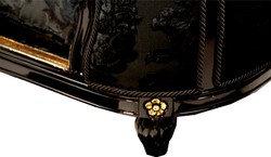 Pompöös di Casa Padrino Luxury Baroque Dog & Cat Bed Deluxe Bouquet nero / Oro di Harald Glööckler Pompöös di Casa Padrino Luxury Baroque Dog & Cat Bed Deluxe Bouquet nero / Oro di Harald Glööckler