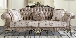 Barock Wohnzimmer Sofa Braun Barockstil Sofa Braun Antik Stil Sofa Braun Baroque Living Room Sofa Brown Baroque Style Sofa Brown Antique Style Sofa Brown