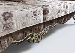Barock Wohnzimmer Sofa Braun Barockstil Sofa Braun Antik Stil Sofa Braun Baroque Living Room Sofa Brown Baroque Style Sofa Brown Antique Style Sofa Brown
