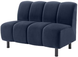 Luxus Samt Sofa Wohnzimmer Sofa Designer Sofa Mitternachtsblau Luxury Velvet Sofa Living Room Sofa Designer Sofa Midnight Blue