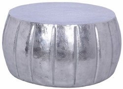 Aluminium Couchtisch Silber Aluminium Wohnzimmertisch Runder Aluminium Tisch Aluminum Coffee Table Silver Aluminum Living Room Table Round Aluminum Table