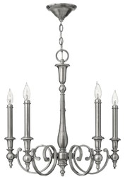 Casa Padrino araña de luces barroco plata antigua Ø 61 x A. 63,5 cm - Lámpara de araña elegante en estilo barroco - Lámparas Barrocos