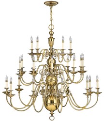 Casa Padrino lustre baroque en laiton Ø 123,2 x H. 116,8 cm - Lustre magnifique d'hôtel et de restaurant de style baroque - Qualité de Luxe