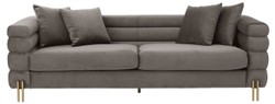 Luxus Samt Sofa Grau Wohnzimmer Sofa Designer Sofa Grau Luxury Velvet Sofa Gray Living Room Sofa Designer Sofa Gray