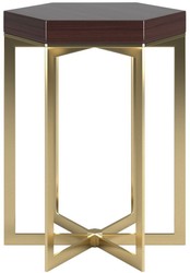 Casa Padrino set da soggiorno Art Déco di lusso beige / marrone scuro lucido / oro - 2 Divani e 2 Poltrone e 1 Tavolo da Soggiorno e 2 Tavolini - Mobili da salotto nobili - Qualità di Lusso