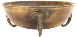 Luxus Designer Edelstahl Schale Obstschale Schüssel Vintage Messing Luxury Designer Stainless Steel Bowl Fruit Bowl Vintage Brass