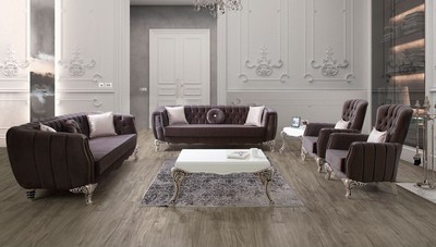 Barock Wohnzimmer Set Barock Sofa Barock Sessel Barock Couchtisch Lila Silber Baroque Living Room Set Baroque Sofas Baroque Armchairs Baroque Coffee Table Purple Silver