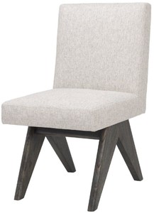 Casa Padrino sedia da pranzo di lusso naturale / marrone 48 x 54 x A. 86 cm - Sedia da cucina in legno massello - Mobili per sala da pranzo di lusso