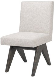 Casa Padrino sedia da pranzo di lusso naturale / marrone 48 x 54 x A. 86 cm - Sedia da cucina in legno massello - Mobili per sala da pranzo di lusso